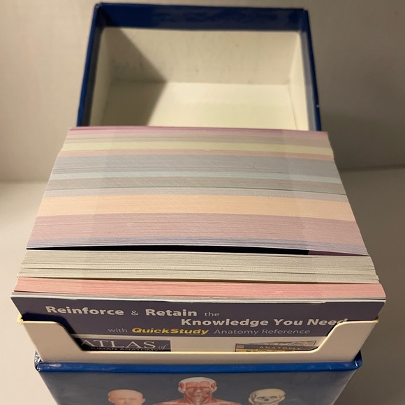 Quick Study Anatomy Flash Cards 300: 14 Systems NIB Nursing Medical Student - Picture 2 of 6